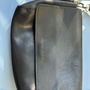 Portland Leather Black Crossbody Bag